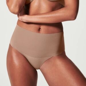 Spanx Supersmooth Undie-tectable Brief Smoothing Compression Cafe Au Lait XL